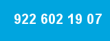 922 602 19 07 922 602 19 07